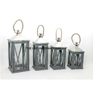 Linterna de vela pulida brillante con forma única de Metal de acero inoxidable, linterna de decoración de iluminación de balcón para el hogar de lujo - Product Image 6