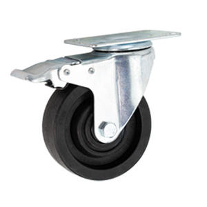 3/4/5 pulgadas resistente giratorio tipo alta temperatura 280 centígrados fenólico resistente al calor horno estante ruedas Placa de tornillo - Product Image 2