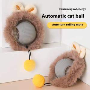 New Design Interactive Smart Cat Toy With Tail Accessories Fast Rolling on Carpet Chirping & Motion Activate Cat Toys - Product Image 5