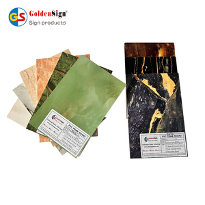 Goldensign <span class=keywords><strong>Feuille</strong></span> <span class=keywords><strong>de</strong></span> <span class=keywords><strong>marbre</strong></span> UV <span class=keywords><strong>Noir</strong></span> Blanc Orange Motif <span class=keywords><strong>de</strong></span> couleur personnalisé - Product Image 5