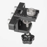 Kit de gabarit de poche 3-en-1 pour le travail du bois Jeu de gabarits de goujons Guide de perçage réglable pour localisateur de perforateur Menuiserie Menuiserie
