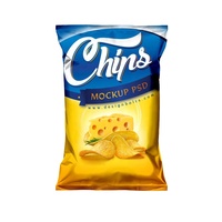 Sachet Doypack Personnalisé en BOPP avec Fermeture Éclair, Anti-Humidité, pour Emballage de Chips, Popcorn et Aliments pour Animaux