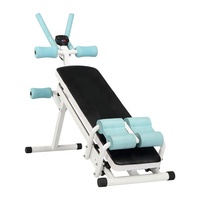 BunnyHi JSY048 Appareil d'exercice pliable AB, équipement de gym multifonctionnel, banc de musculation réglable, accessoires de fitness à domicile