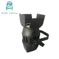 Penggunaan dalam ruangan dan luar ruangan 200W lampu Par COB tahan air dengan pintu gudang RGBW 4IN1 lampu P warna-warni untuk panggung pernikahan Hotel