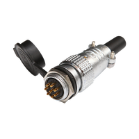 Connecteur de câble aviation PLS20 7 broches 8 broches, prise circulaire femelle et fiche mâle WP20 P20
