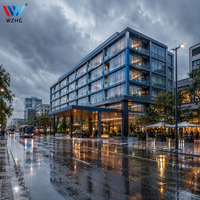 Bâtiment hôtelier en structure acier sur mesure WZHG pour le développement de complexes hôteliers et la construction d'établissements hôteliers commerciaux