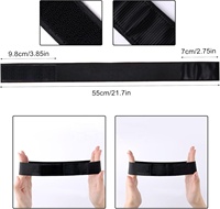 Bandeau élastique de mode en gros pour femmes, bandeau pour coiffure de perruque pour filles, bandeau antidérapant, bandeaux personnalisés avec logo