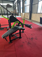 Machine à curls assis à charge libre, série trois rails, pour flexion des genoux, 5 niveaux de résistance, en acier inoxydable, équipement de gym commercial