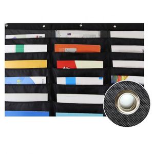 Organisateur mural de rangement pour dossiers et magazines à 30 poches, fabriqué en Chine, à suspendre pour le bureau, la maison, l'école, sac de rangement multi-usages - Product Image 5