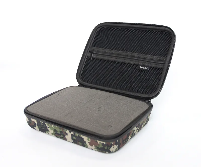 Cheap waterproof camouflage EVA Camera Case, Hard Shell EVA Carrying Camera Plastic Case for GoPros