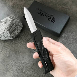 Couteau Reggie <span class=keywords><strong>Gravity</strong></span>, couteau pliant multifonctionnel portable pour la chasse en pleine nature, le camping, lame tranchante - Product Image 4