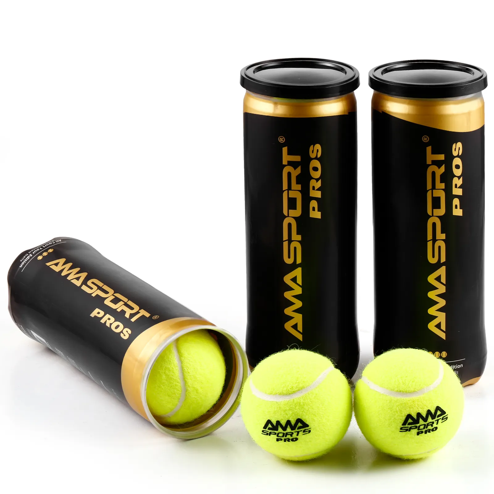 AMA SPORT all'ingrosso di qualità Premium professionale ITF Appoval di alta qualità Design personalizzato Logo Padel Ball Ball