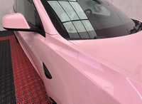 Film de protection de carrosserie de voiture de qualité supérieure en PET, couleur pêche rêve, luxe, changeant de couleur, anti-UV, anti-rayures, protection de la vie privée, teinté