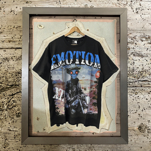 T-shirt d'été vintage délavé pour homme, style streetwear, tricoté lourd 240g, 100% coton, écologique, avec <span class=keywords><strong>lettres</strong></span> 3D personnalisées Hip Hop - Product Image 3