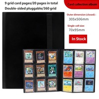Protège-cartes Toploader en PP bleu transparent de 3 pouces pour cartes de jeu TCG – Vente Flash