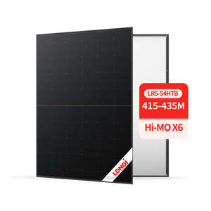 LONGiソーラーパネルHiMoX6エクスプローラーハーフセルテクノロジーLR5-54HTB-430Mフルブラック420W425W430W435Wソーラーモジュール - Product Image 4