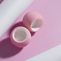 Bouchon à vis rond rose mignon 28/410, bouchon à vis en forme de boule, bouchons à vis en plastique de 28 mm