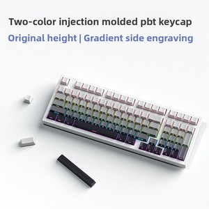 HZGAMER F98 87键有线机械游戏键盘绿茶红PBT多色渐变侧印办公游戏 - Product Image 5