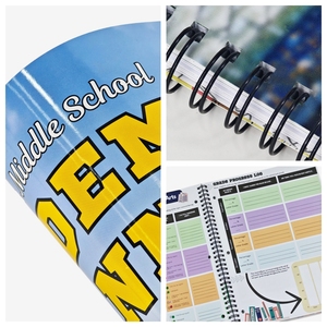 Cuaderno Personalizado con Espiral A4/A5 2026-2027, Diario Escolar para Estudiantes, Impresión Personalizada, Agenda para Estudiantes - Product Image 3