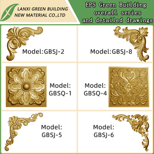 Intérieur Bureau Villa Plafond Coin Moulure Ornement Décoratif pour Meubles - Product Image 5