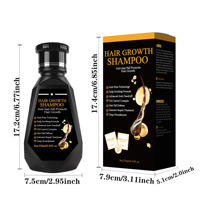 Shampooing Disaar à l'extrait de gingembre pour la croissance des cheveux, biotine, conditionneur nourrissant aux herbes pressées à froid, fortifiant capillaire, marque privée
