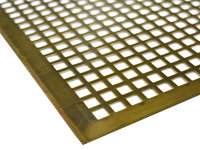 Grille tissée décorative perforée en laiton, cuivre et bronze phosphoreux ultra-mince, brillante, taille personnalisée, vente en gros d'usine