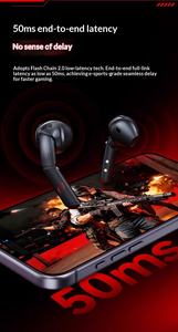 Audífonos inalámbricos para juegos ia ReNubdmagic BT5.4, auriculares TWS, audífonos ergonómicos y ligeros con luz RGB de 50ms, carga rápida. - Product Image 4