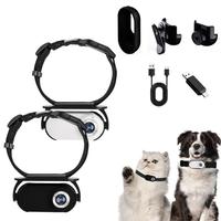 Cámara para Mascotas con Collar, Cámara de Acción Ligera de 0.96 Pulgadas, 1080P HD, Recargable, Gran Angular para Exteriores, Graba Video