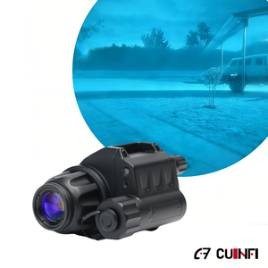 第2世代ヘッドマウント50 °   FOV高解像度64lp/mm FOM1400-1800 P43 ホワイト/グリーンチューブ ナイトビジョン単眼鏡 PVS-14 - Product Image 5