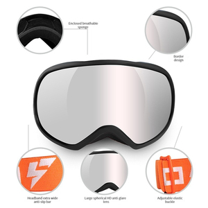 Lunettes de ski de sport de haute qualité en gros avec logo personnalisé <span class=keywords><strong>Lentille</strong></span> PC Snowboard <span class=keywords><strong>Lentille</strong></span> colorée pour les activités de plein air - Product Image 4