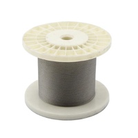Câble métallique fileté en acier inoxydable de haute qualité, câble métallique en acier inoxydable avec œillets