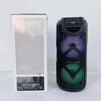 Mini USB Havuz Woofer'ı TF RGB LED Ev Sineması Açık Hava Boombox Hoparlör Subwoofer AM/FM Radyo Taşınabilirlik Kablosuz