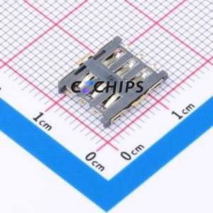 SIM302-CWB6AH1.35 SIM Card Connector SMD Connector Plug-In Type Nano SIM Card Card Holder 1.35mm - Product Image 2
