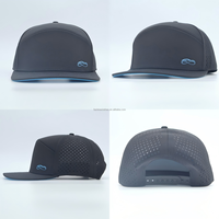 Gorras de Golf Mellin de Alta Calidad, 5 Paneles, Bordadas, de Lujo, Sin Estructura, Protección Solar, Cierre a Presión, Perforadas con Láser