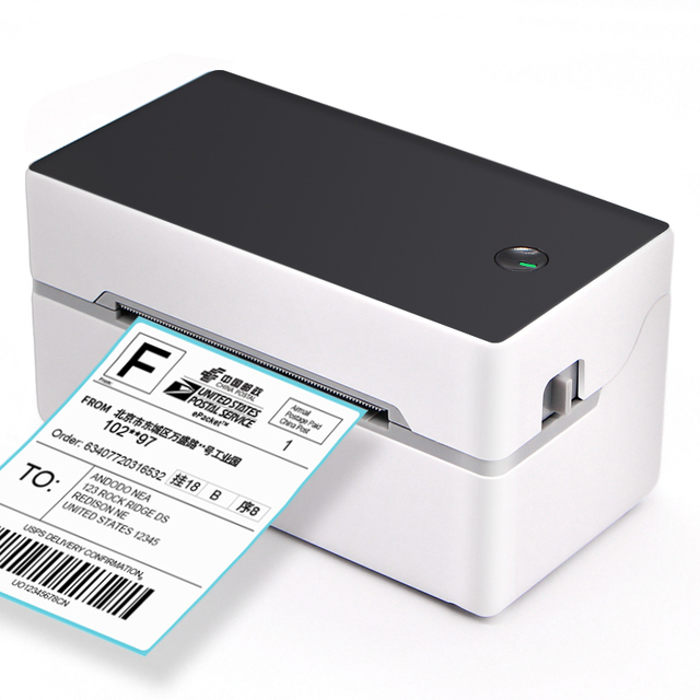 Thermal Label 3inch Printer  , Commercial Direct Desktop Label Printer Sticker Maker for Express