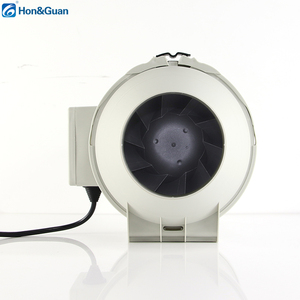 Hon&amp;guan Factory Wholesale EcMotor Inline <strong>Duct</strong> <strong>4</strong> <strong>Inch</strong> HF-100PE with Rotary Button Controller Wired - Product Image 4