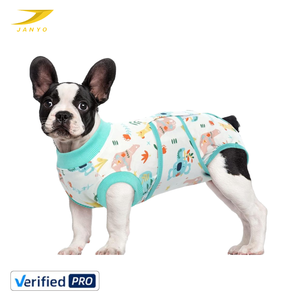 Traje de recuperación quirúrgica <span class=keywords><strong>para</strong></span> perros con estampado adorable, cómodo y anti-lamido, <span class=keywords><strong>para</strong></span> después de la esterilización. - Product Image 1