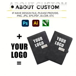 Wholesale Cheap Leather Souvenir Gift <b>Notepad</b> with Custom LOGO <b>A5</b> Metal Notebook - Product Image 3