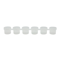 Vente en gros 5ml * 6 Conteneur de peinture acrylique Pots de peinture vides Tasses à rayures