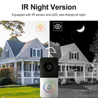Sonnette Vidéo Intelligente 3MP 2K Tuya WiFi avec Caméra, Prise en Charge du Déverrouillage de Serrure Électrique, Compatible Téléphone de Porte et Système d'Interphone IP POE