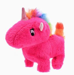Good Quality Electric Rainbow Angel Unicorn PP Cotton Filled Plush Toys Electronic Walking Pet <b>Doll</b> - Product Image 4