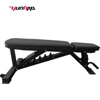 Banc de musculation réglable avec logo personnalisé, vente en gros d'usine Yuncheng, équipement de fitness à domicile