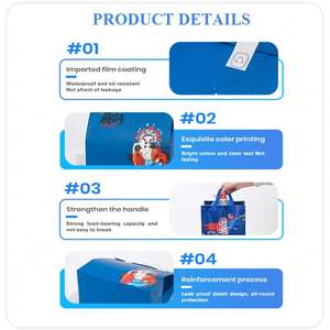 Bolsa Térmica Desechable de Tela No Tejida con Forro de Papel de Aluminio para Café, Postres, Pasteles, Té de Burbujas y Comida para Llevar - Product Image 4