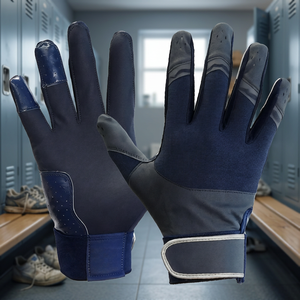 Guantes de Béisbol y Sóftbol de Cuero Cabretta Amarillo Genuino, Personalizados, Duraderos, con Soporte para Muñeca y Cierre de Gancho y Bucle - Product Image 1