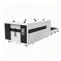 Mesin Pemotong Laser Fiber CNC 6KW 3015, Desain Meja Tukar, Sistem Penghilang Debu Zona Pemuatan Kontainer yang Mudah
