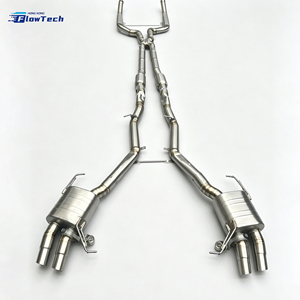 ระบบท่อไอเสียแบบ Catback คุณภาพสูงพร้อมวาล์ว สำหรับ BMW F02 750Li N63 4.4L V8 สแตนเลส 304 ดีไซน์แบบยึดติดโดยตรง - Product Image 1