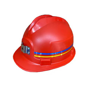 Casque de sécurité anti-choc en ABS pour mineur avec bande réfléchissante et fente de ventilation - Product Image 1