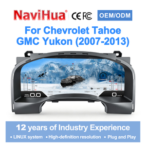 เครื่องวัดระยะทางดิจิตอลแผงหน้าปัดห้องนักบินเสมือนจอ LCD ใหม่สำหรับ GMC YUKON Chevrolet Tahoe 2007 2013 - Product Image 1