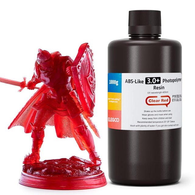ELEGOO 3.0+ ABS-Like Resin 3D Printers High Heat-Resistance Low Viscosity High Precision Fast Curing US-EHJ-3DL-AP017 B0D7V84LM2