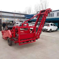 Grande moissonneuse-batteuse combinée de patates douces tractée par tracteur/moissonneuse de carottes à l'ail
